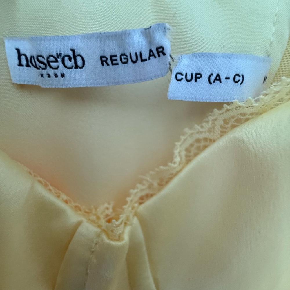 MADEMOISELLE Sunshine Yellow Satin Tulle Midi Dress - Picture 5 of 5